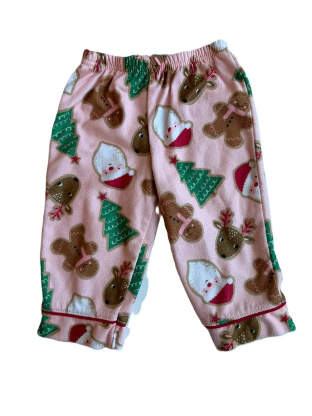 3/$15 | SOFT Flannel Baby Girl Christmas Pjs 12M